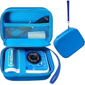 Kids Camera Case Compatible with VTech/KidiZoom PrintCam & Thermal Rolls Print Refill Paper & Creator Cam, Toddler Instant Digital Video Cameras Travel Storage Holder Box