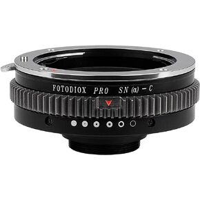 Fotodiox Pro Lens Mount Adapter Compatible with Sony A-Mount and Minolta AF Lenses to C-Mount Cameras