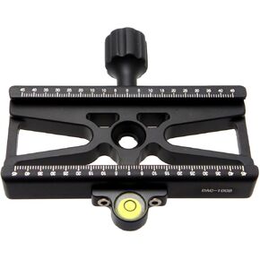 100mm Skeleton Clamp DAC-100B w Level Desmond Arca Compatible/for Tripod Head 1/4" / 3/8"