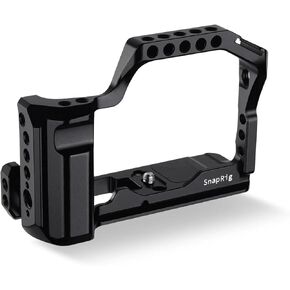 PROAIM SnapRig Camera Cage for EOS M50/M50 II/M5. Built-in Contoured Handgrip. Anti-Twist Design. Multiple Accessory Mounting Option (CG272)