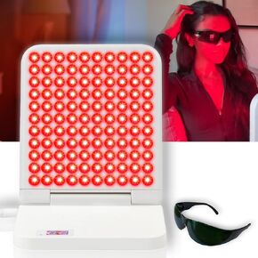 MicroENE Red Light Therapy for Face, Powerful 110 LEDs with Infrared Light Therapy, 660nm & 850nmX2 Deep Tissue red Light Therapy for Body,The Near Infrared lamp supports110-240v with Timer