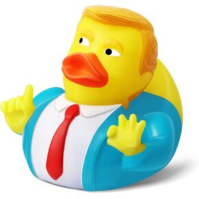 Large Donald Trump Rubber Duck, 3.5 inch Trump Duck for Jeep Ducking, Jeep Duck Bath Toy for Trump Election, Trump 2024 Gifts for Kids Adults Car Dashboard Decorations