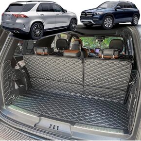 Cargo Mat Compatible with 2016-2019 Mercedes-Benz GLE ＆ 2012-2015 Benz ML Trunk Mat Benz GLE350 ML350 GLE43 GLE63 ML550 ML63 Cargo Liners