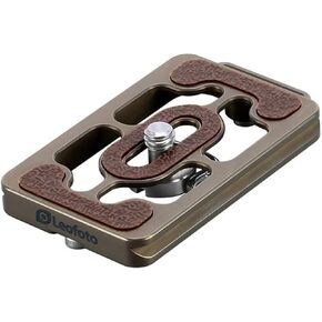 Leofoto NP-65T Titanium Alloys Plate, Hollowed-Out Design, Thinner and Lighter, Three Color Available, Arca Compatible (Bronze)