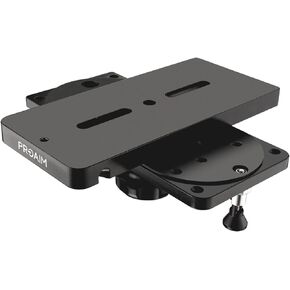 PROAIM Camera Rotator Grip for Video Production Carts. Camera Mounting Platform for Victor Cart Series & Atlas Cart. 360° Camera Rotation, Payload 100kg/220lb (VCTR-RG)