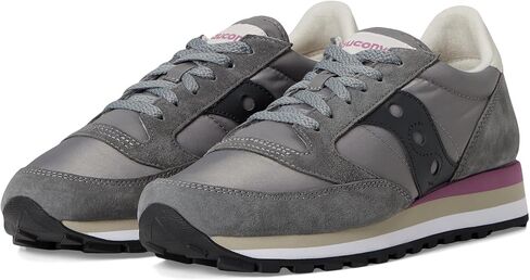 حذاء Saucony Jazz Triple للنساء، رمادي/أسود، 8.5 in Saudi Arabia