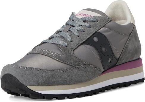 حذاء Saucony Jazz Triple للنساء، رمادي/أسود، 8.5 in Saudi Arabia