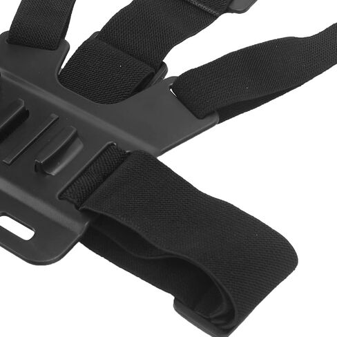 حزام تثبيت على الصدر، حامل على الجسم متوافق مع الهواتف المحمولة ذات الكاميرا الرياضية، حامل مشبك هاتف قابل للتعديل مع دعامة تثبيت حزام الصدر in Kuwait