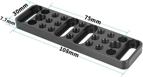 طبق جبن الكاميرا وشريط الجبن VESA مقاس 75 مم مع فتحة خيط 1/4 بوصة - 20 و3/8 بوصة - 16 in Kuwait