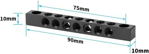 طبق جبن الكاميرا وشريط الجبن VESA مقاس 75 مم مع فتحة خيط 1/4 بوصة - 20 و3/8 بوصة - 16 in Kuwait