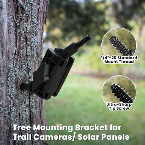 Trail Camera Tree Mount Outdoor Hunting Camera Mounting Bracket 360° Rotating Adjustable Holder Stand for Game Trail Cam in Kuwait