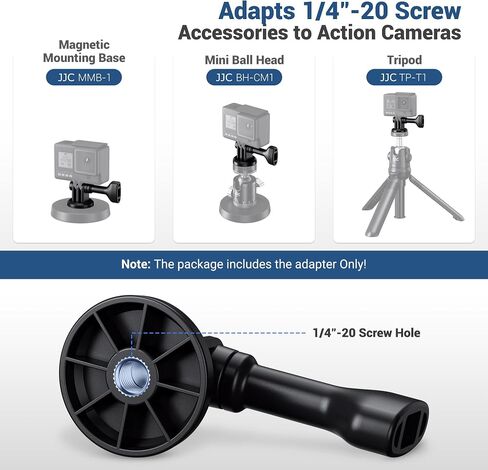 3-Pack 1/4"-20 Tripod Mount Adapter for Action Camera GoPro Hero 12 11 10 9 8 7, DJI Osmo Action 4 3, Insta360 Ace Pro, Action Camera Clamp Adapter Mount on Standard 1/4 Tripod Selfie Stick Ball Head in Kuwait