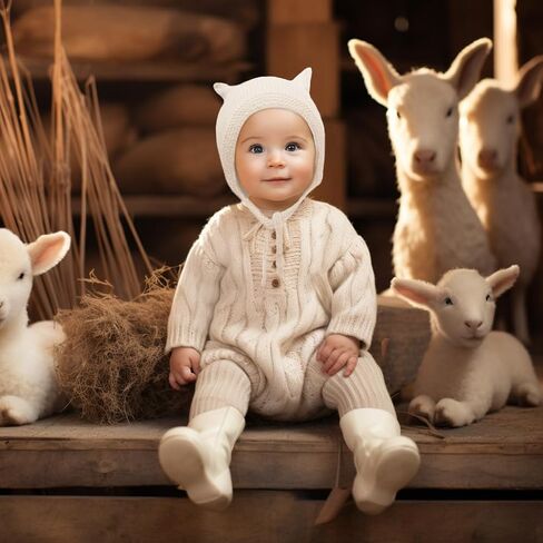 قلنسوة Polko Baby Alpaca - الفخامة والدفء لطفلك الصغير in Saudi Arabia