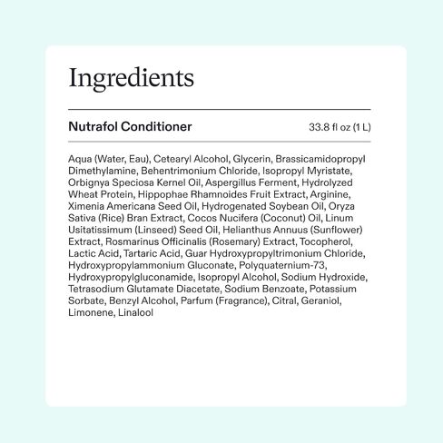Nutrafol Conditioner, Physician-formulated for Thinning Hair, Moisturizing, Strengthening and Color Safe, Lightweight Protection - 8.1 Fl Oz Bottle in Kuwait
