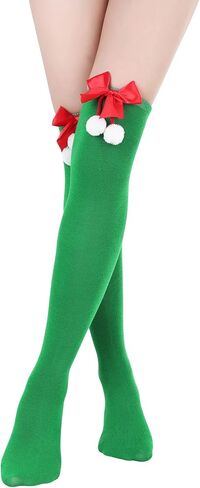 Zando Striped Thigh High Socks for Women Striped Knee High Socks Cosplay Stockings Thigh Highs over the Knee Socks in Saudi Arabia