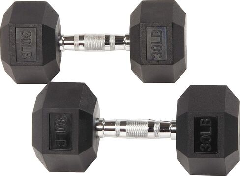 Rubber Encased Hex Dumbbell in Pairs in Saudi Arabia