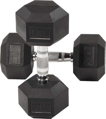 Rubber Encased Hex Dumbbell in Pairs in Saudi Arabia