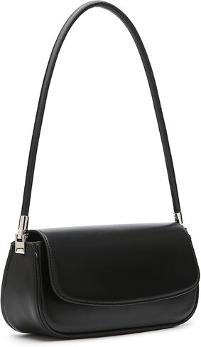 Brown Vegan Leather Shoulder Bag Brown Underarm Purse Brown Hobo Shoulder Handbags for Women in Saudi Arabia