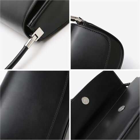 Brown Vegan Leather Shoulder Bag Brown Underarm Purse Brown Hobo Shoulder Handbags for Women in Saudi Arabia