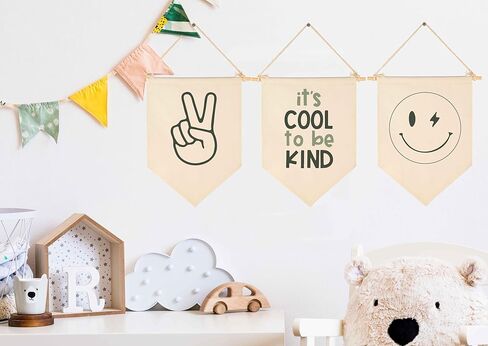 You Are My Sunshine-Sun Rainbow-Baby Flag Gift Shower-Flag Decor Gifts for Baby Boys Girls Kids-Canvas Hanging Banner Wall Sign Gifts For Nursery Baby Room Playroom Bedroom Front Door-Set of 3 in Kuwait