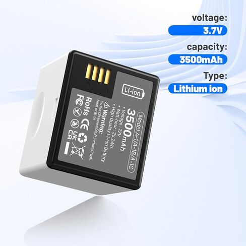 3500mAh Battery for Arlo Pro Replacement Battery Compatible with Arlo Pro Arlo Pro 2 Camera VM4030 VM4030P VMA4400 VMC4030 VMS3230 1-Pack Li-ion Rechargeable Batteries in Kuwait