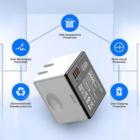 3500mAh Battery for Arlo Pro Replacement Battery Compatible with Arlo Pro Arlo Pro 2 Camera VM4030 VM4030P VMA4400 VMC4030 VMS3230 1-Pack Li-ion Rechargeable Batteries in Kuwait