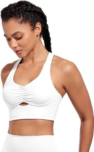 XUNYU Racerback حمالات الصدر الرياضية للنساء ملابس علوية للتمرين مع حمالة صدر مدمجة بدون أكمام، فتحة رقبة واسعة، حمالة صدر لاسلكية لليوجا والجيم in Kuwait