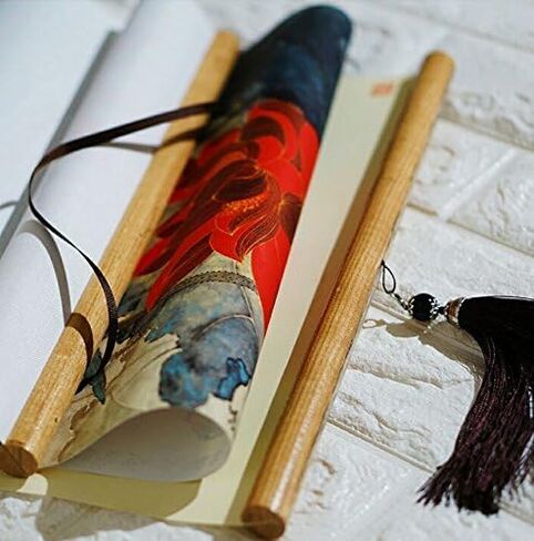 japanese scroll wall art chinese wall art asian wall scroll Peacock for Home Decorations in Saudi Arabia