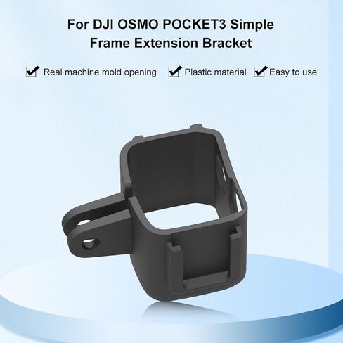 PULUZ توسيع محول جبل لDJI Osmo Pocket 3، إطار حماية قفص توسيع محول قوس (أسود) in Saudi Arabia