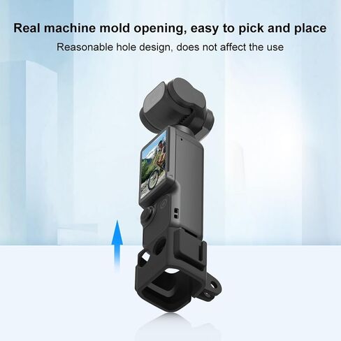 PULUZ توسيع محول جبل لDJI Osmo Pocket 3، إطار حماية قفص توسيع محول قوس (أسود) in Saudi Arabia