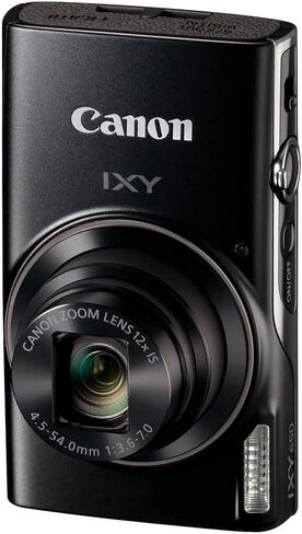 كاميرا Canon الرقمية المدمجة IXY650 (ELPH 360) (أسود) تتضمن الحزمة: 64 جيجابايت Micro Extreme PRO، مجموعة أدوات التنظيف، بطاقة Micro SD عالية السرعة والمزيد (حزمة ملحقات 7 قطع) (متجددة) in Saudi Arabia