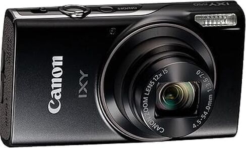 كاميرا Canon الرقمية المدمجة IXY650 (ELPH 360) (أسود) تتضمن الحزمة: 64 جيجابايت Micro Extreme PRO، مجموعة أدوات التنظيف، بطاقة Micro SD عالية السرعة والمزيد (حزمة ملحقات 7 قطع) (متجددة) in Saudi Arabia
