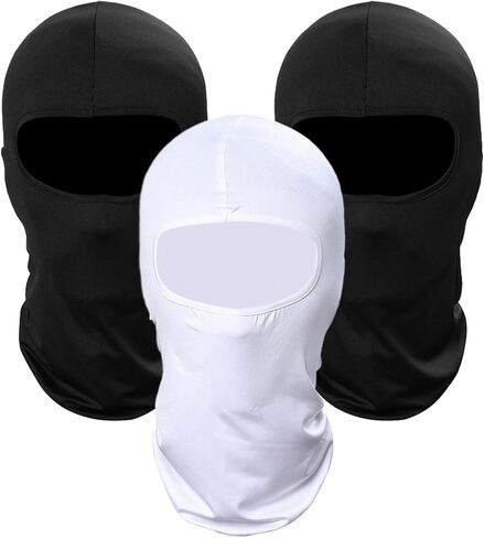 Pukavt Balaclava Face Mask, Ski Mask for Men Women, UV Protection Windproof Scarf for Motorcycle Snowboard Cycling Carbon Black in Saudi Arabia