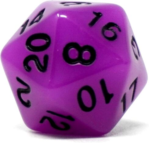 Mimic Dice - 7-Piece Acrylic RPG Dice Set Including a Mimic Tuckbox - Quality, Custom, Magnetic, and Drooling! A Dice Kit for D&D, MTG, and Collectors Alike - Touch If You Dare! Powered by Arcknight in Saudi Arabia