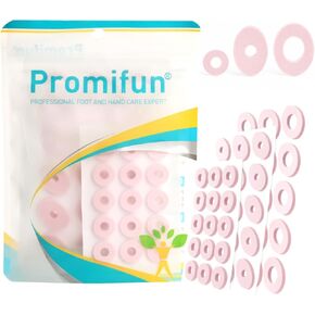 Corn Cushions for Toes and Feet - Callus Cushions to Protect Sore Spots with Foam Padding - Self-Stick Adhesive Pads - Relief Pain, Pressure and Friction from Shoes (Pink, 90 Count)