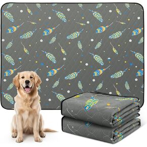 Washable Pee Pads for Dogs: 2 Pack Reusable Pee Pads for Dogs, Waterproof & Leakproof Washable Puppy Pad, Non-Slip Whelping Pee Pads & Puppy Potty Training Pad for Floor,Playpen,Crate,Couch,18x24 Inch