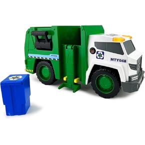 Power Movers 15" Interactive Tow Truck Toy w/Lights & Sounds, Motorized Winch, Realistic Design & Batteries Included - Age 3+