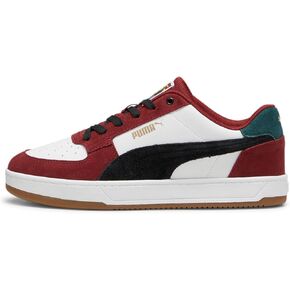 PUMA Men's Caven 2.0 Sneaker, White-Gold-Gum, 7.5