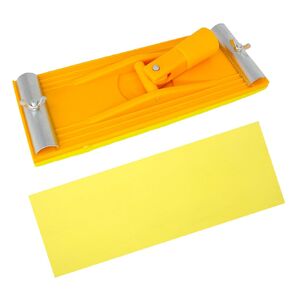 Drywall Corner Sander, Self-Adhesive Internal Corner Sandpaper Holder with 9 Pcs Wet Dry Sandpaper, Hand Sander for Automotive Polishing, Metal Sanding, Wood Furniture Finishing