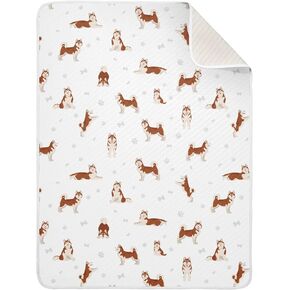 SHJI Baby Blanket Cavalier King Charles Spaniel Dog Swaddle Blanket Cotton Nursery Girls Bed Blankets Boys Crib Blanket for Crib Stroller Nursery 30x40in