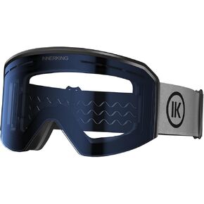 Ski/Snowboard Goggles for Men Women & Youth - OTG Snow Snowboard Skiing Goggles Anti Fog - RevoBlue 8%