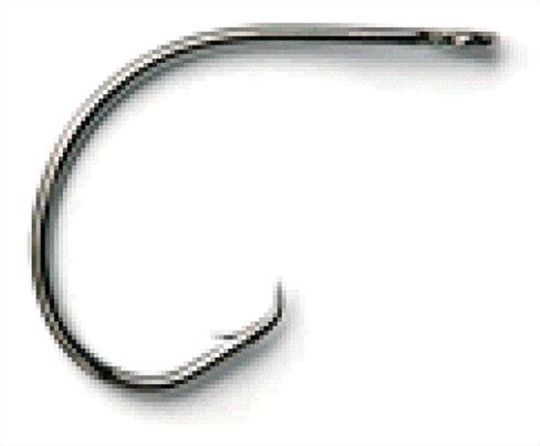 Mustad Demon Perfect Circle, in-Line 1X Fine Wire - Black Nickel-Size 2 - Pack of 25 in Saudi Arabia