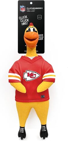 Littlearth NFL Team Rubber Chicken Toy New Orleans Saints in Kuwait