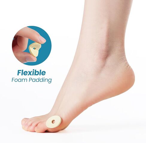 Corn Cushions for Toes and Feet - Callus Cushions to Protect Sore Spots with Foam Padding - Self-Stick Adhesive Pads - Relief Pain, Pressure and Friction from Shoes (Pink, 90 Count) in Kuwait