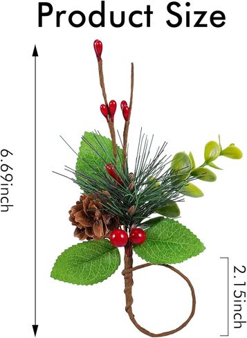 Fall Thanksgiving Napkin Rings - Fall Pumpkin Napkin Rings Set of 12 Harvest Maple Napkin Holder Autumn Berry Napkin Rings Holders for Table Decoration Wedding Banquet Holiday Dinner Party in Kuwait