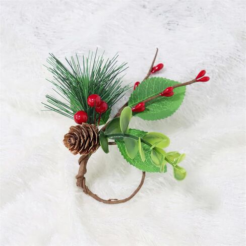 Fall Thanksgiving Napkin Rings - Fall Pumpkin Napkin Rings Set of 12 Harvest Maple Napkin Holder Autumn Berry Napkin Rings Holders for Table Decoration Wedding Banquet Holiday Dinner Party in Kuwait