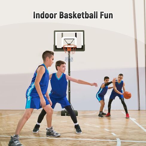 Basketball Hoop Outdoor 7.8-10ft Adjustable Height, Swimming Pool Portable Basketball Hoop & Goals for Teenagers, Youth, and Adults in Saudi Arabia
