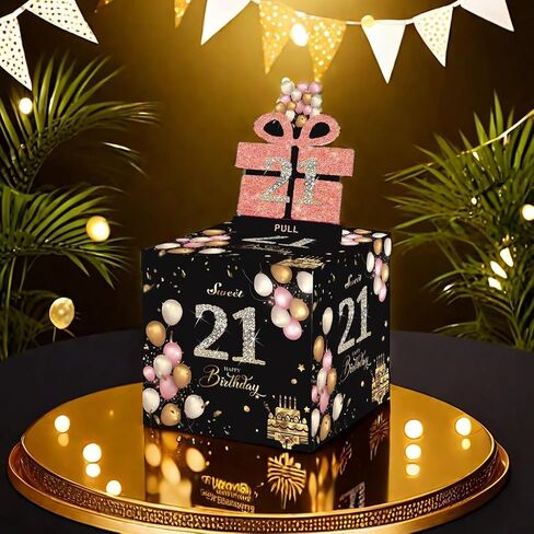 صندوق سحب أموال عيد الميلاد، هدايا عيد الميلاد الثامن عشر للفتيات والأولاد، صندوق المال للهدايا النقدية لأفكار هدايا عيد الميلاد، صندوق هدايا مضحك للفتيات/الأولاد/الأبناء/الأصدقاء، زينة عيد ميلاد هدية عمرها 18 عامًا in Saudi Arabia
