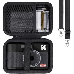 khanka Hard Travel Case Replacement for KODAK Mini Shot 2 ERA/KODAK Mini 2 ERA/Mini Shot 2 ERA Retro 4PASS 2-in-1 Instant Camera and Photo Printer,Case Only (Yellow)