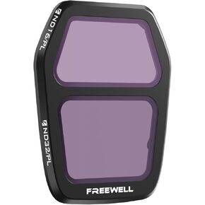 Freewell Split ND32/ND64 Filter Compatible with DJI Air 3S - Perfect Exposure Control in Intense Sunlight with Dual ND for Professional Aerial Shots